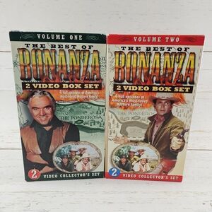 The Best Of Bonanza Volume One Two VHS Tape Landon Video Box‎ Set Sealed